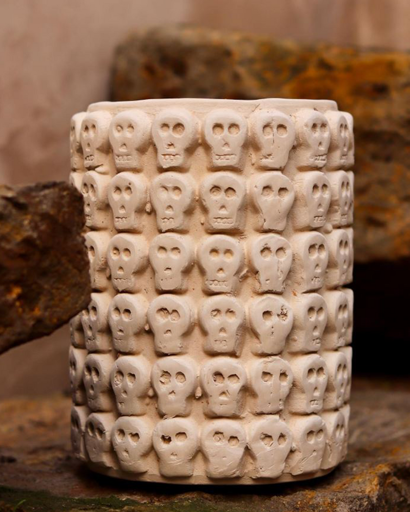 Maceta calavera